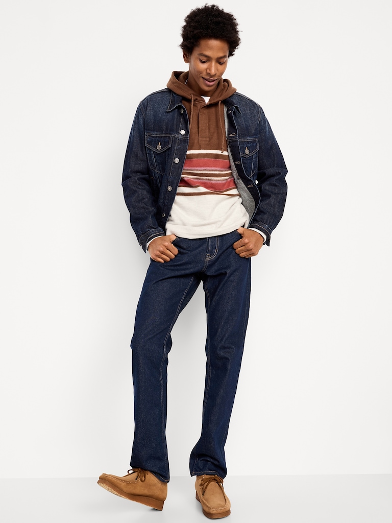 Plush Rugby Pullover Hoodie