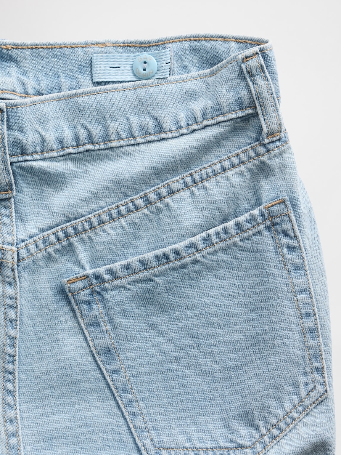 Kids Low Rise Stride Rhinestone Wide-Leg Jeans