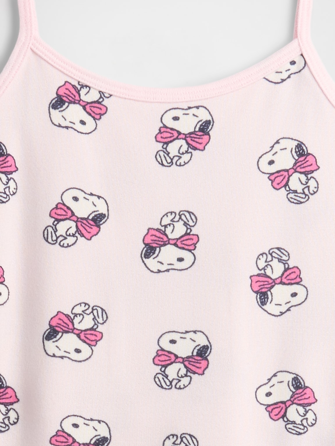 Kids Snoopy Recycled Tank PJ Set