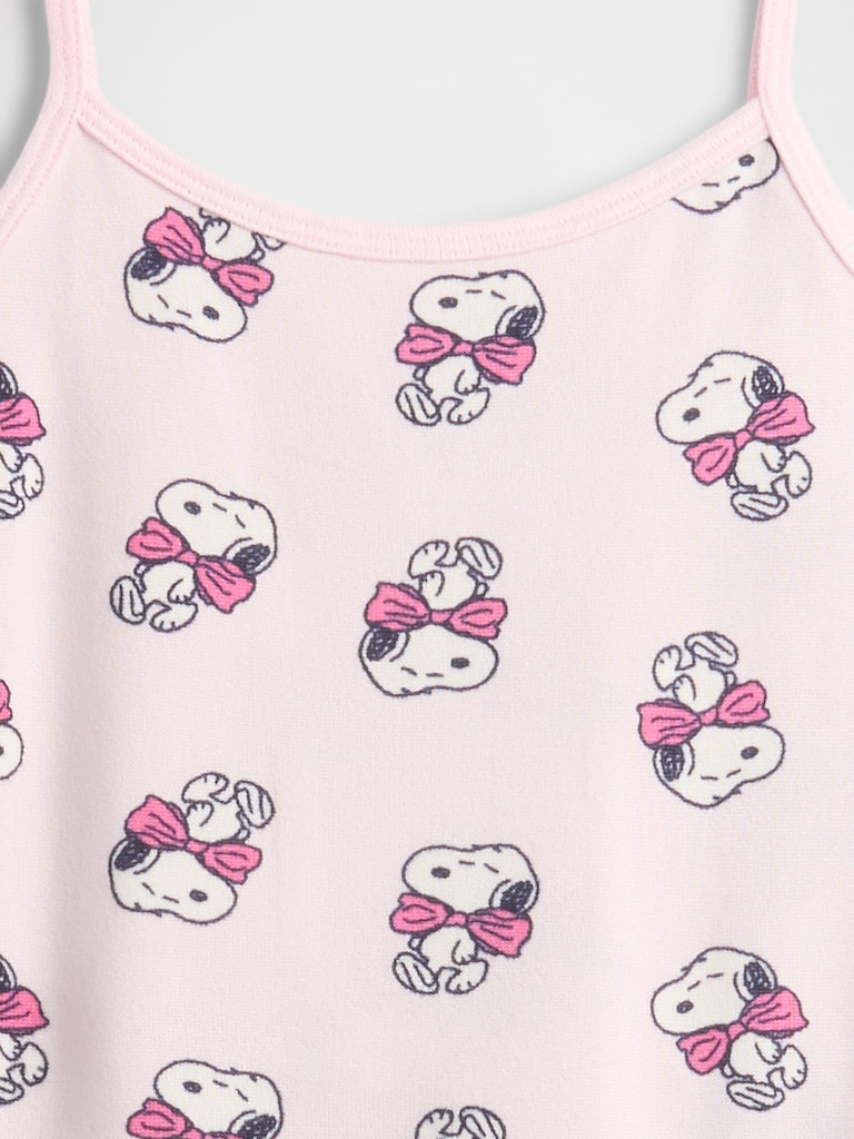 Kids Snoopy Recycled Tank PJ Set