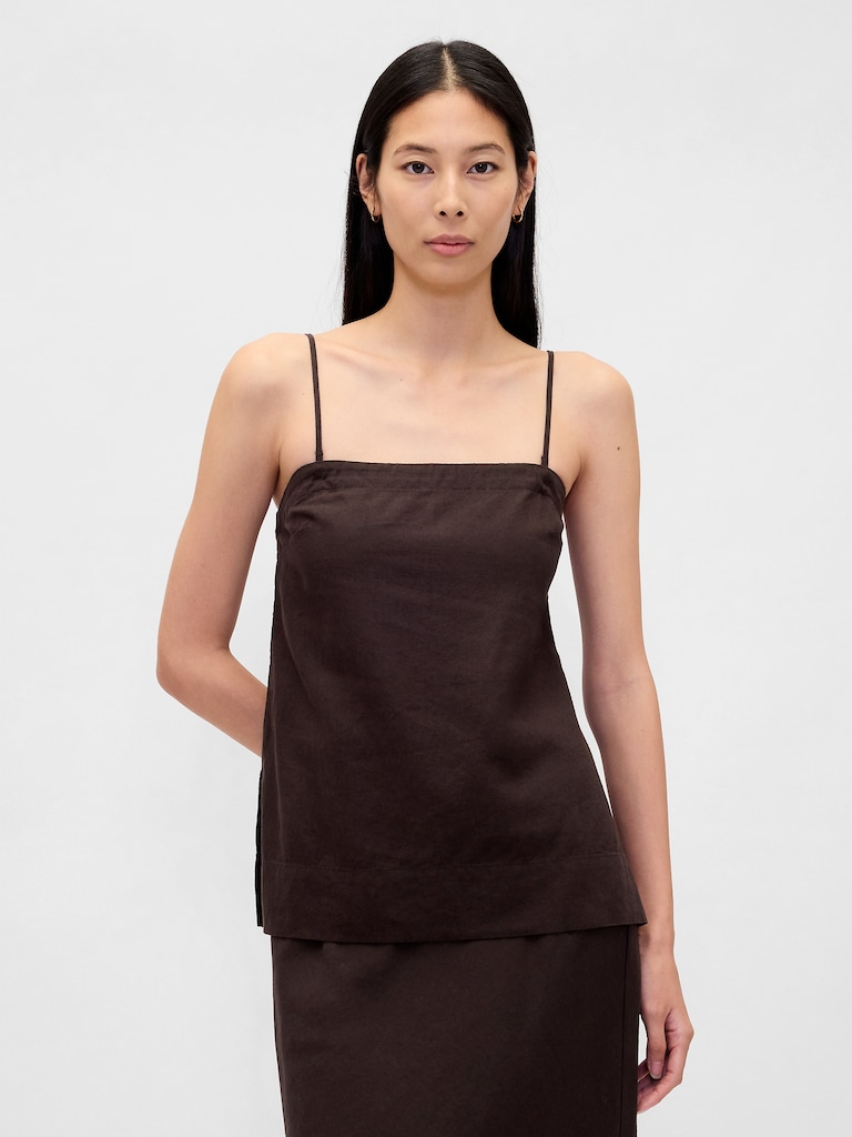 Linen-Blend Cami