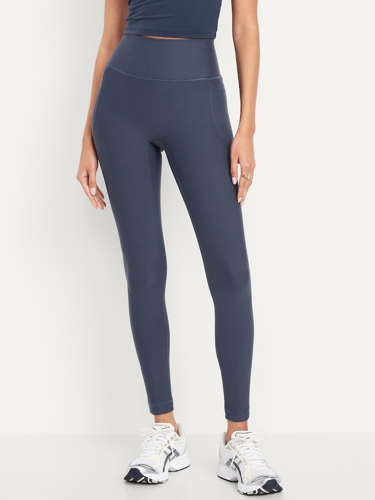 Extra-High Waisted PowerSoft Boundless 7/8 Pocket Leggings – No Front Seam