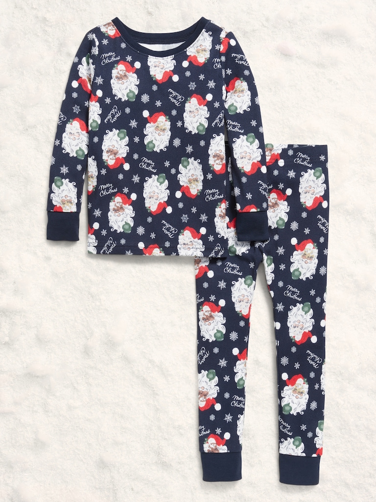 Printed Snug-Fit Pajama Set for Toddler & Baby