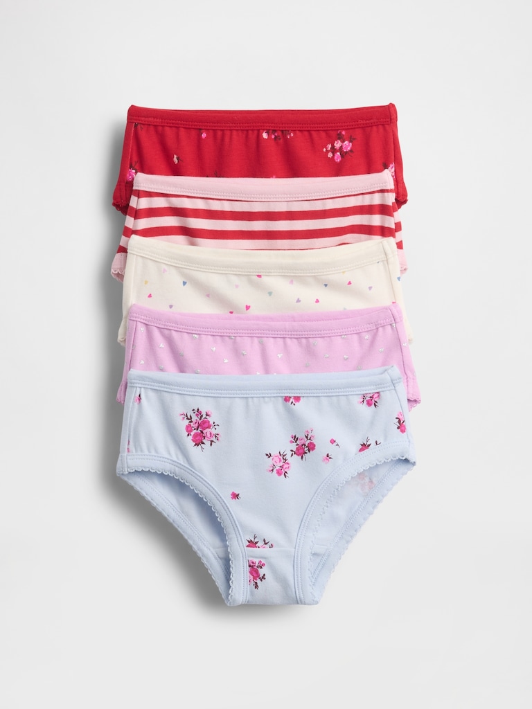 Toddler Organic Stretch Cotton Briefs (5-Pack)