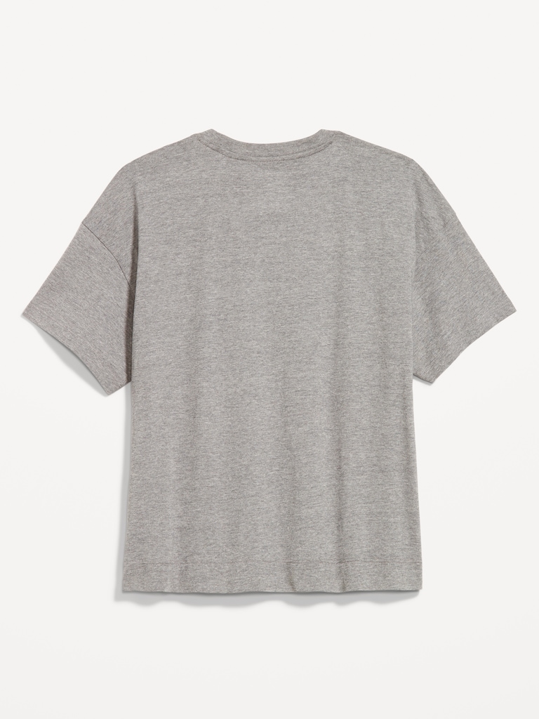 College Crew-Neck T-Shirt for Women