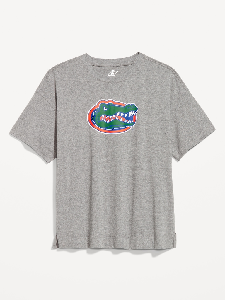 College Crew-Neck T-Shirt for Women