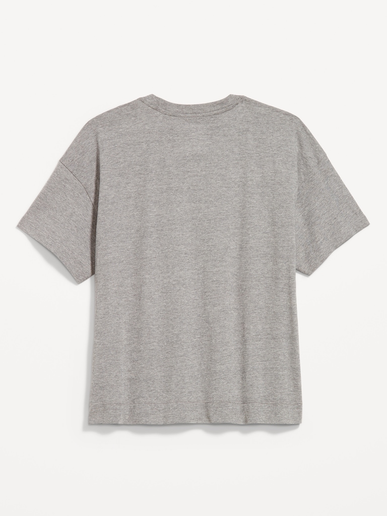 College Crew-Neck T-Shirt for Women