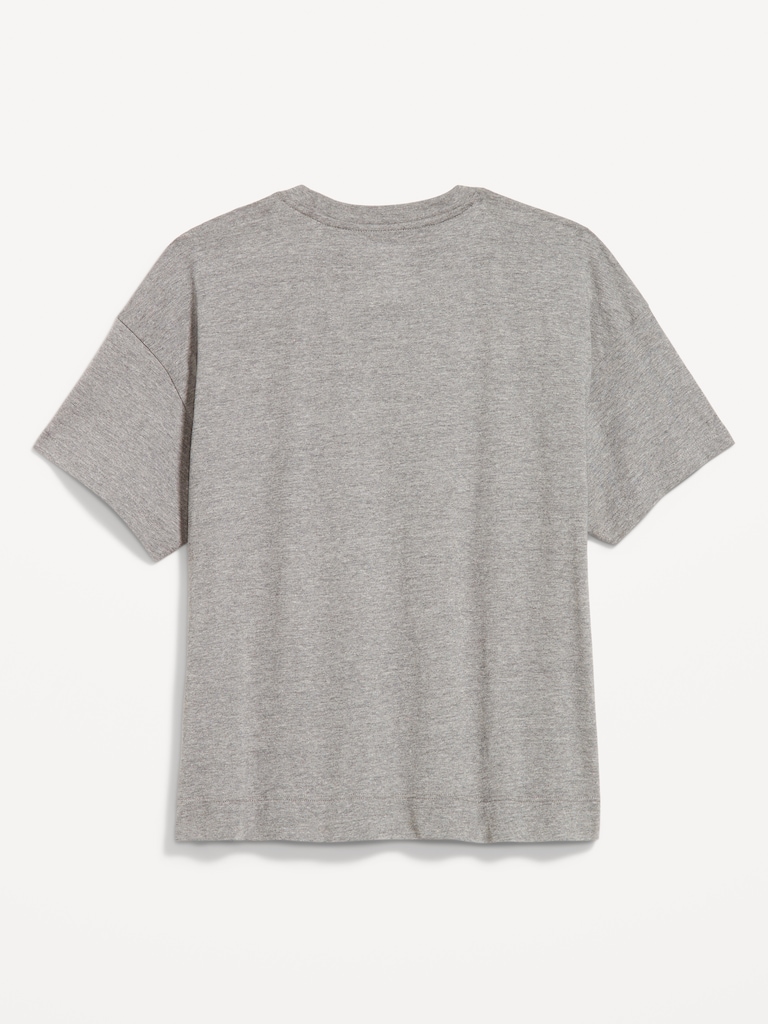 College Crew-Neck T-Shirt for Women