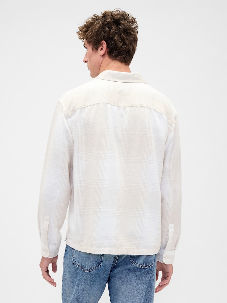 Relaxed Flannel Shirt