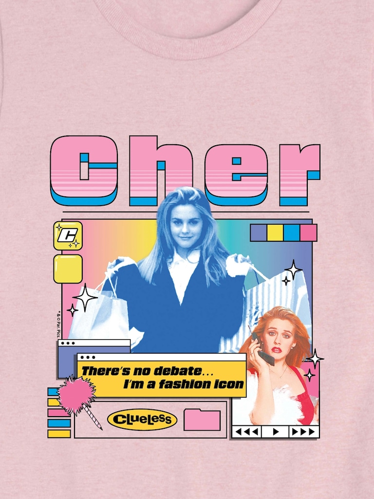 Cher Clueless Short Sleeve Tee For Girls