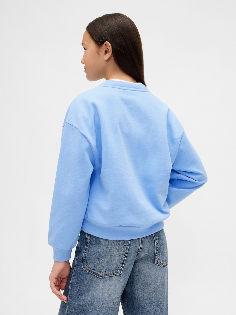 Kids VintageSoft Squishmallow Logo Sweatshirt