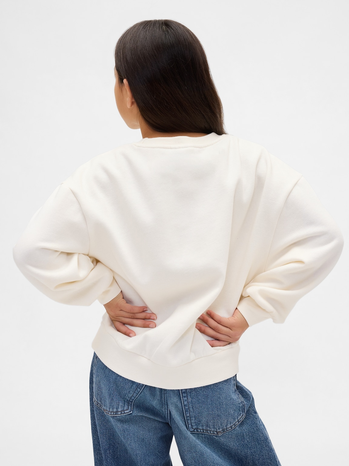 Kids VintageSoft Hello Kitty Logo Sweatshirt