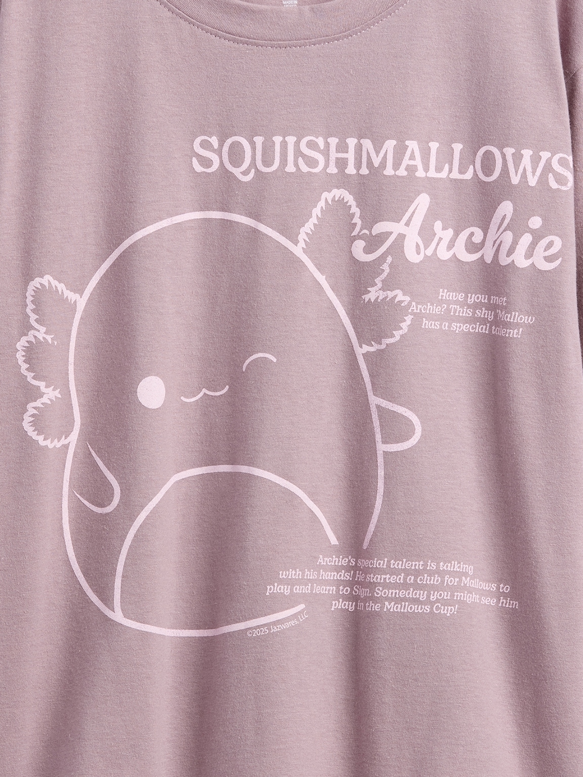 Kids Squishmallow Oversized Graphic T-Shirt