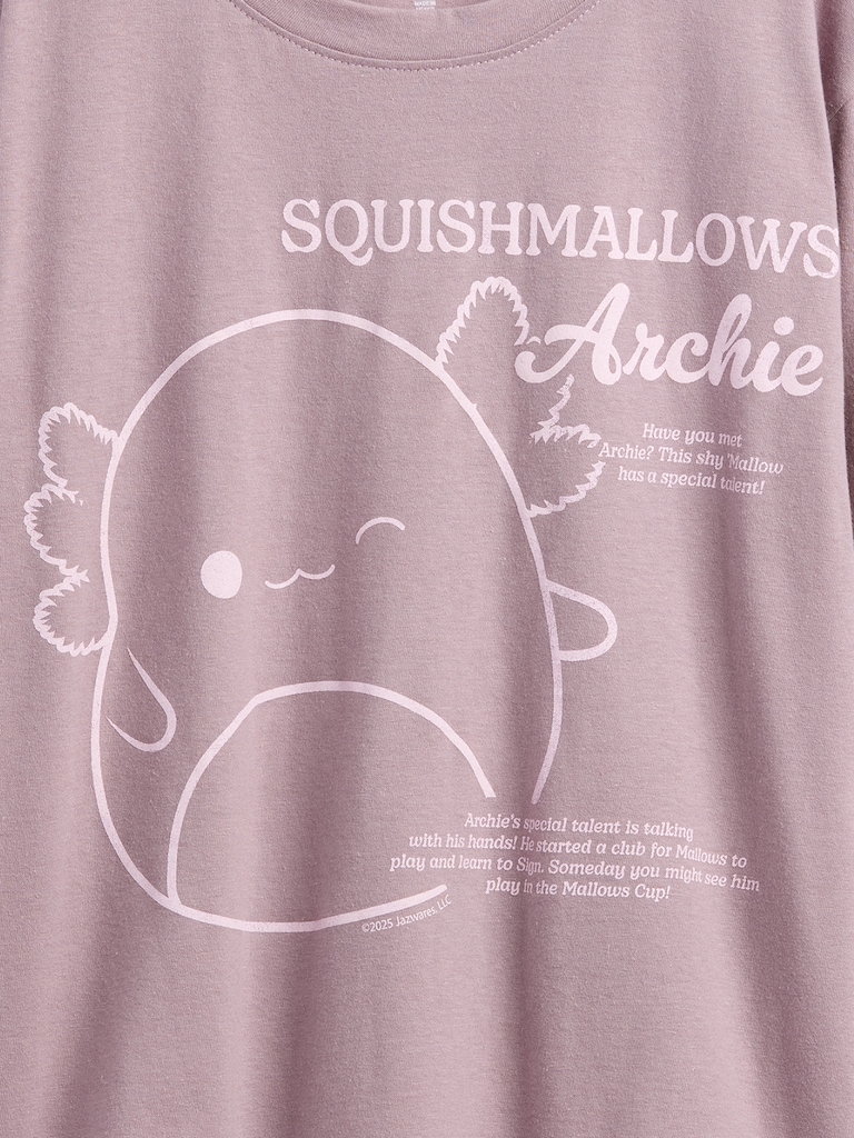 Kids Squishmallow Oversized Graphic T-Shirt
