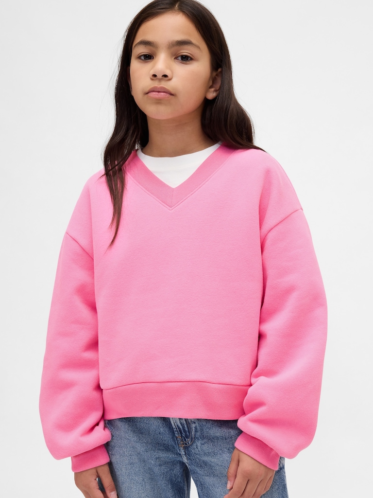 Kids VintageSoft Relaxed V-Neck Sweatshirt
