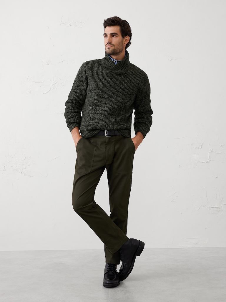 Smooth Leather Moc Toe Boot