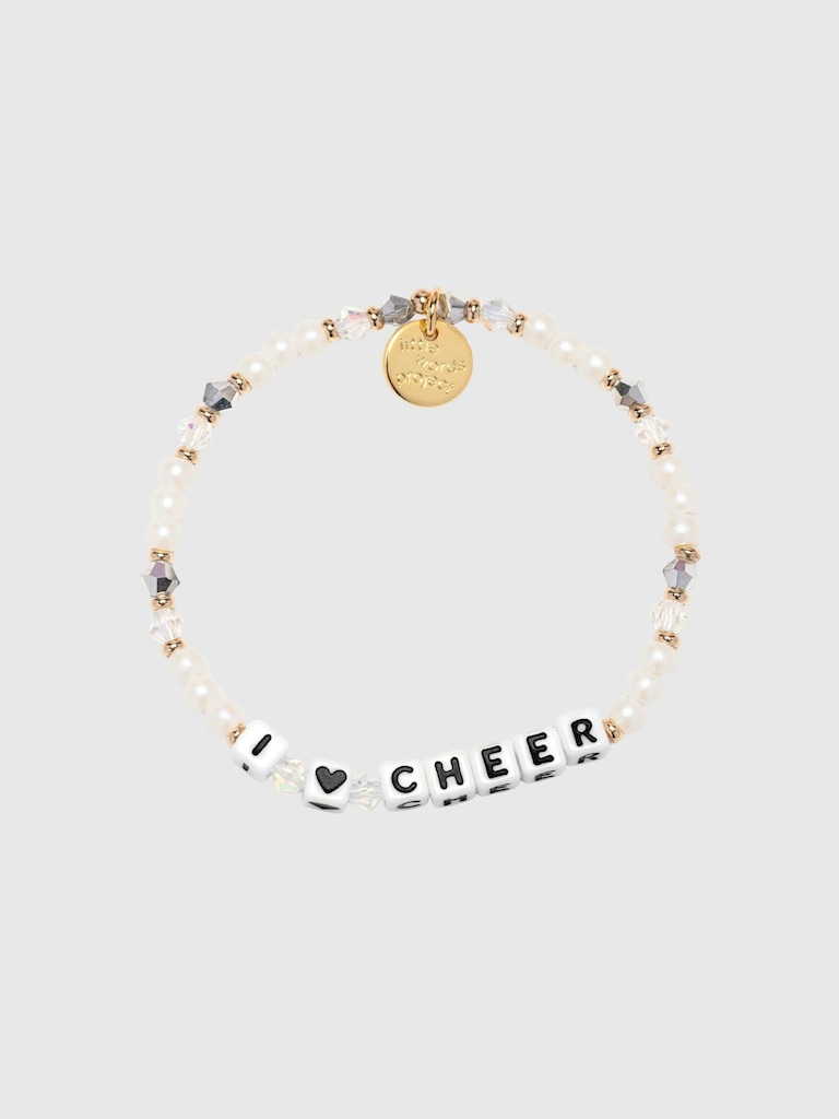 Little Words Project - I Love Cheer Bracelet