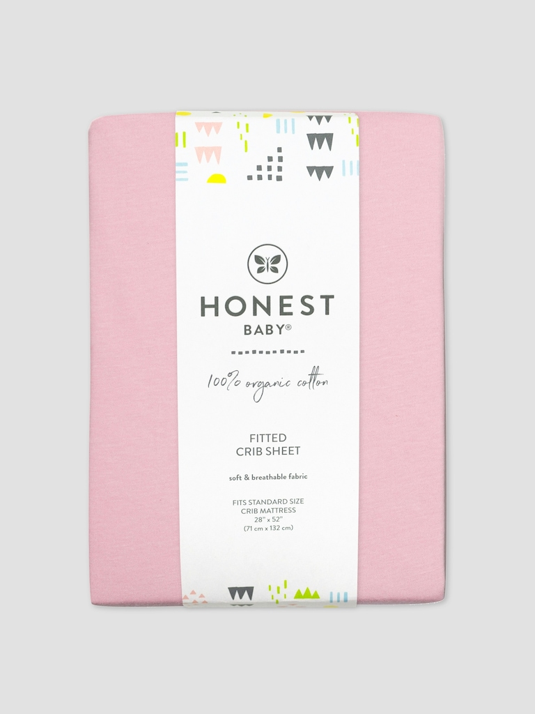 Honest Baby Clothing Organic Cotton Fitted Crib Sheet