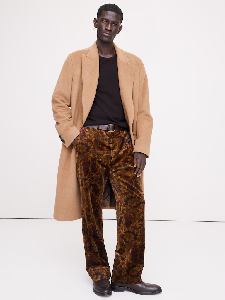 Straight Velvet Pant