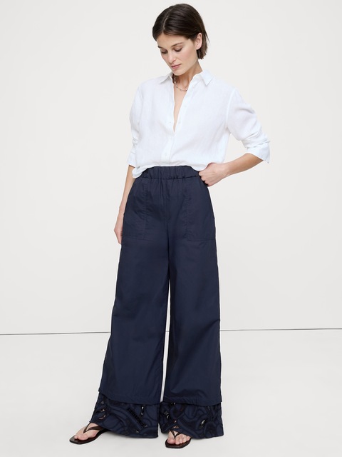 Women's Blue Pants | Banana Republic