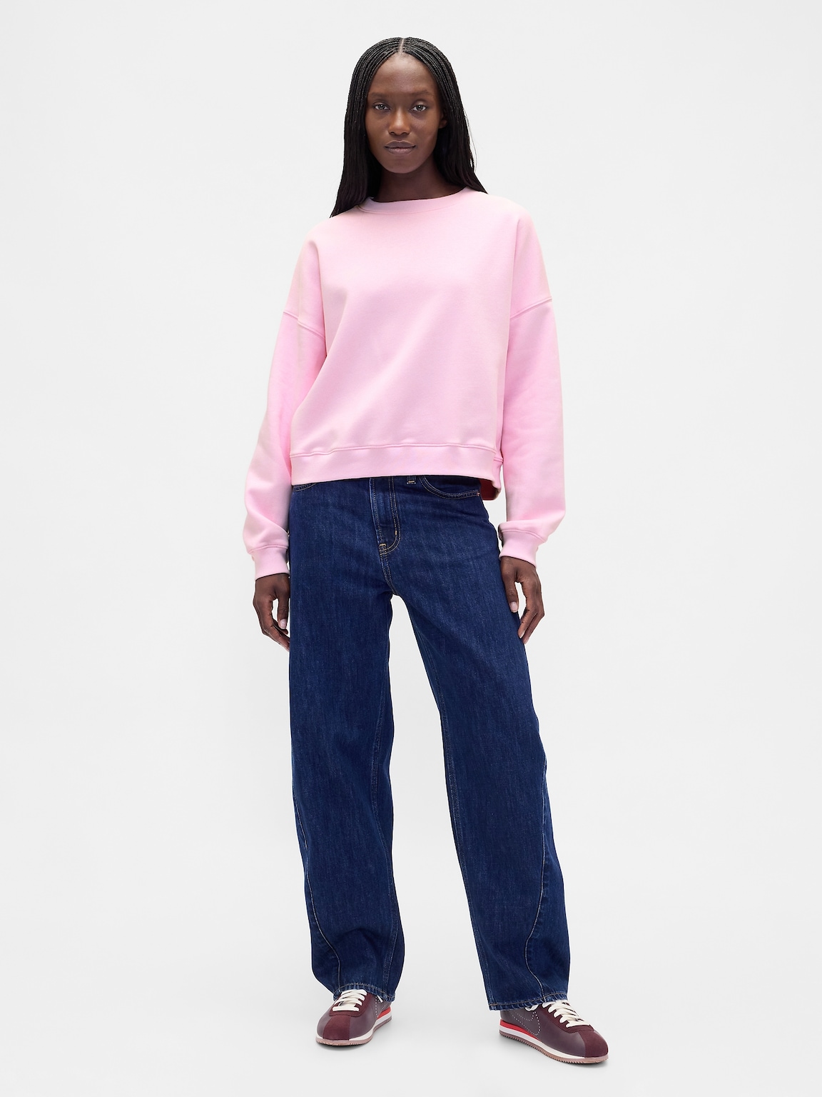 VintageSoft Wedge Crewneck Sweatshirt