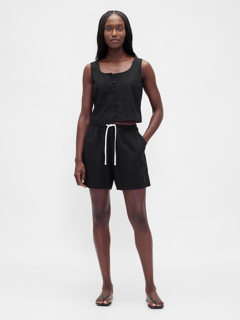 chinese dress ladies Hide your Muffin Top - Black Chino Shorts main image 0