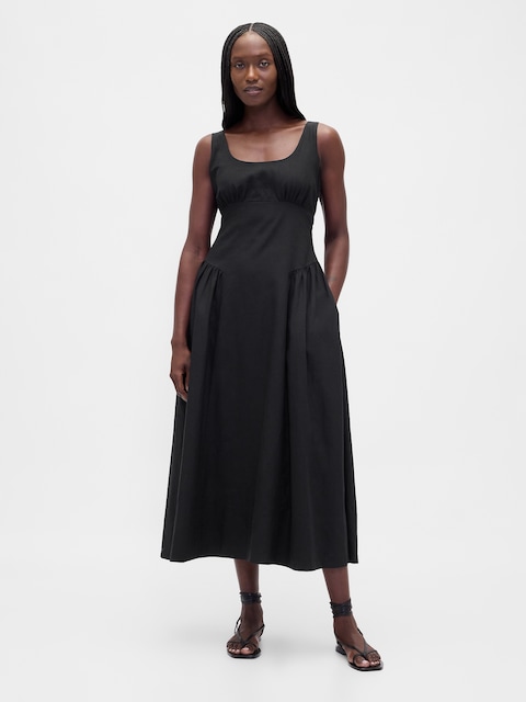 Tall Womens Spring Dresses PRETTYGARDEN Womens Maxi Tank Spring Dress  Sleeveless Crew Neck Striped Side Slit Casual Long Bodycon Dresses  (Black,Small) at Amazon Women's Clothing store