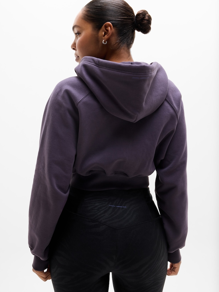Simone Biles Forever Fleece Crop Full Zip