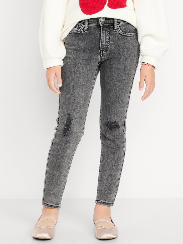 High-Waisted Rockstar 360° Stretch Jeggings for Girls