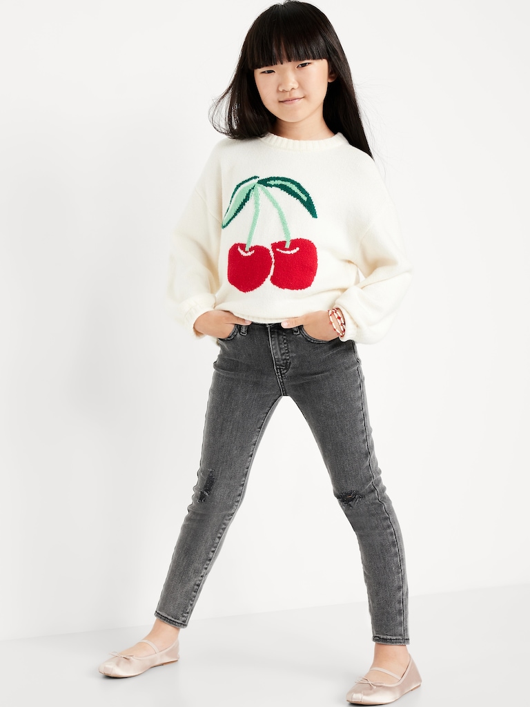 High-Waisted Rockstar 360° Stretch Jeggings for Girls