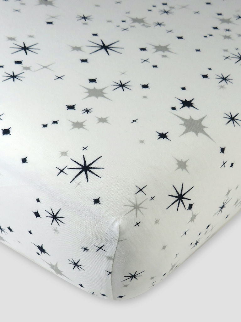 Honest Baby Clothing Organic Cotton Fitted Crib Sheet