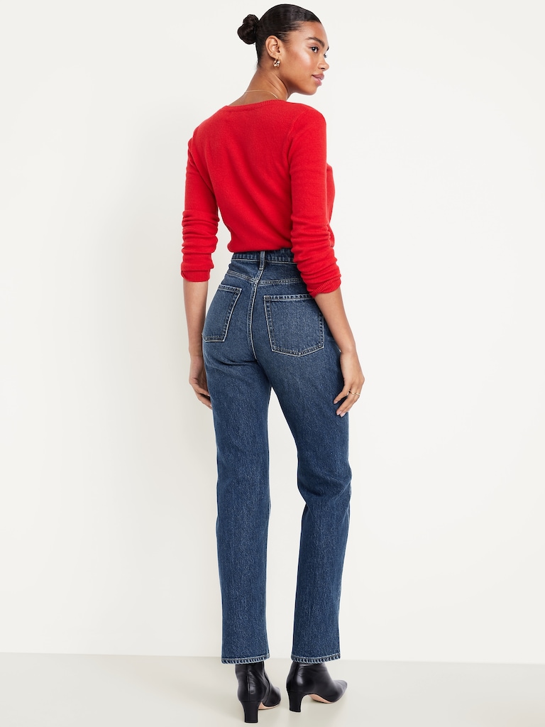 Extra High-Waisted Boot-Cut Jeans