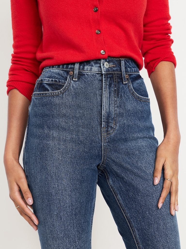 Extra High-Waisted Boot-Cut Jeans