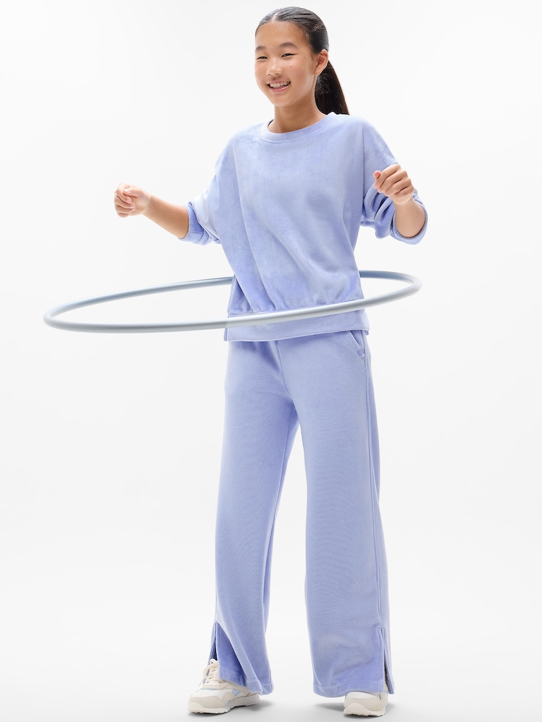 Athleta Girl Cozy Rib Crewneck