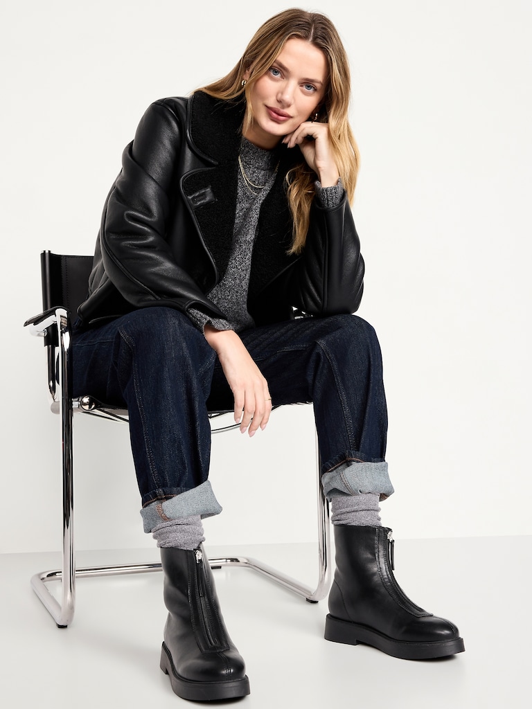 Zip Front Chelsea Boot for Women