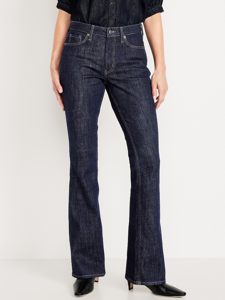 Mid-Rise Slim Boot-Cut Jeans