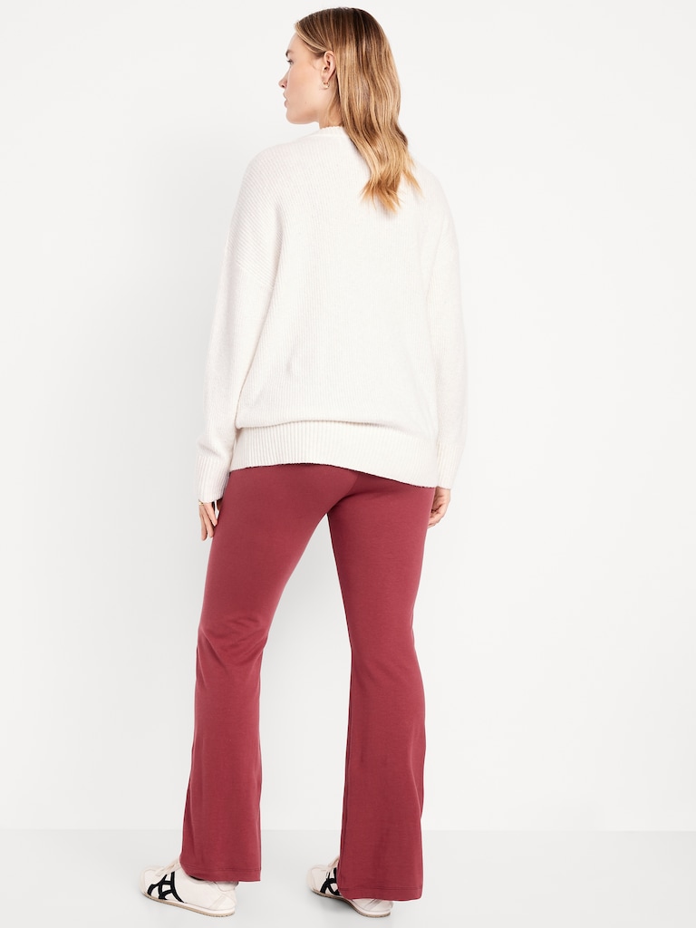 High-Waisted Fashion Flare Leggings