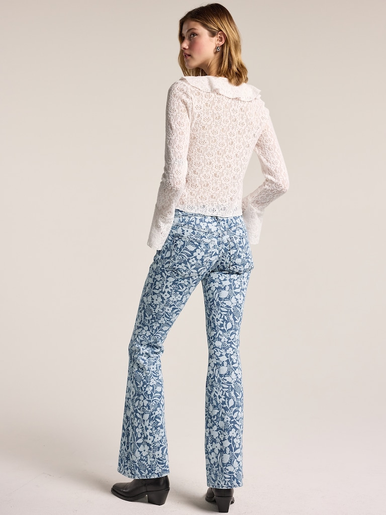 Old Navy x Anna Sui Slim Boot Cut Jeans