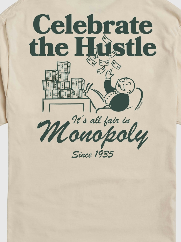 Monopoly Celebrate The Hustle Graphic Tee
