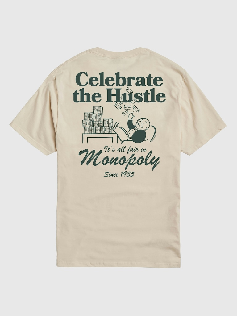 Monopoly Celebrate The Hustle Graphic Tee