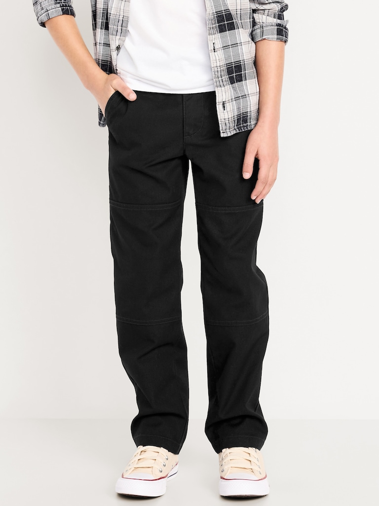 Canvas Straight-Leg Utility Pants for Boys