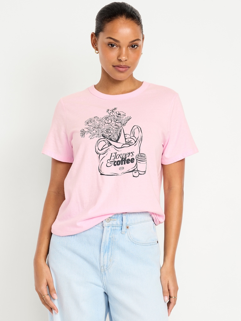 EveryWear Crew-Neck Graphic T-Shirt