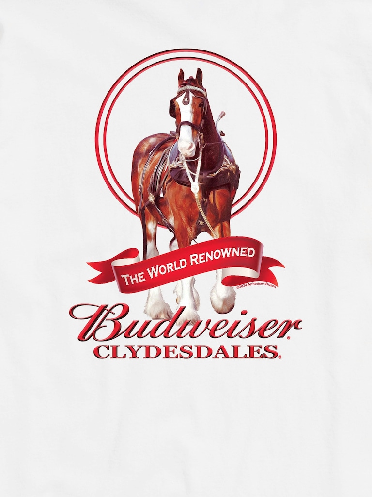 Budweiser Clydesdales Short Sleeve Graphic Tee