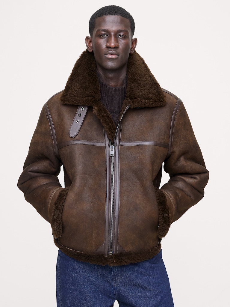 Shearling Aviator Jacket