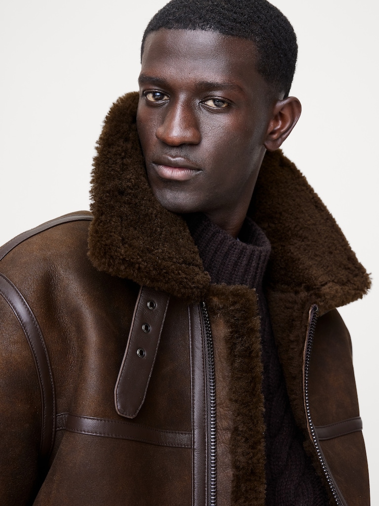 Shearling Aviator Jacket