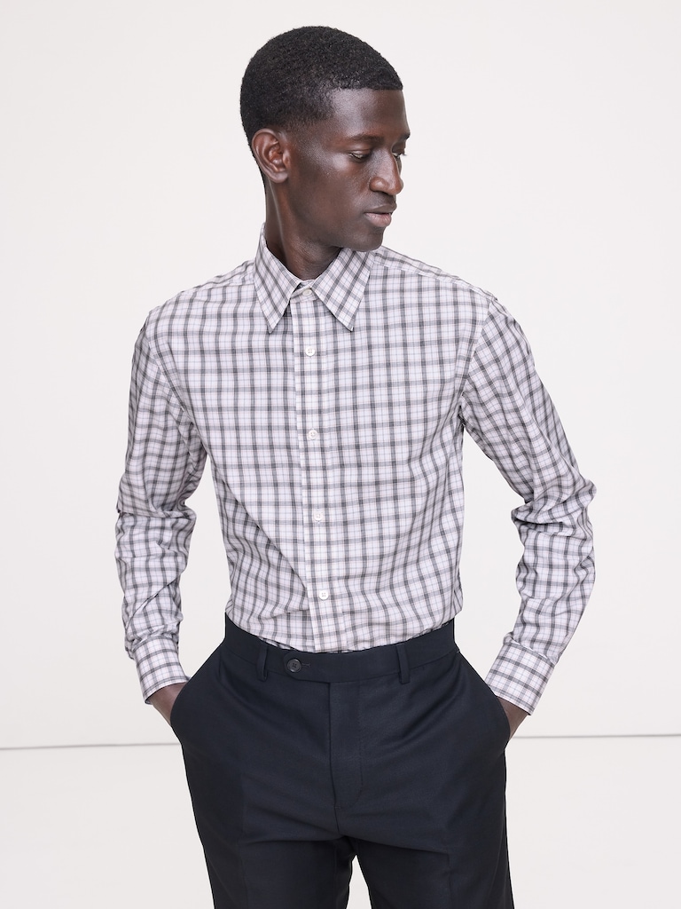 Slim-Fit Wrinkle-Resistant Dress Shirt