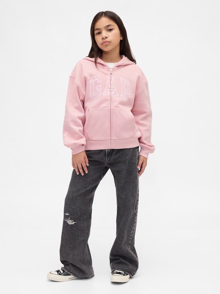 Kids VintageSoft Gap Arch Logo Hoodie