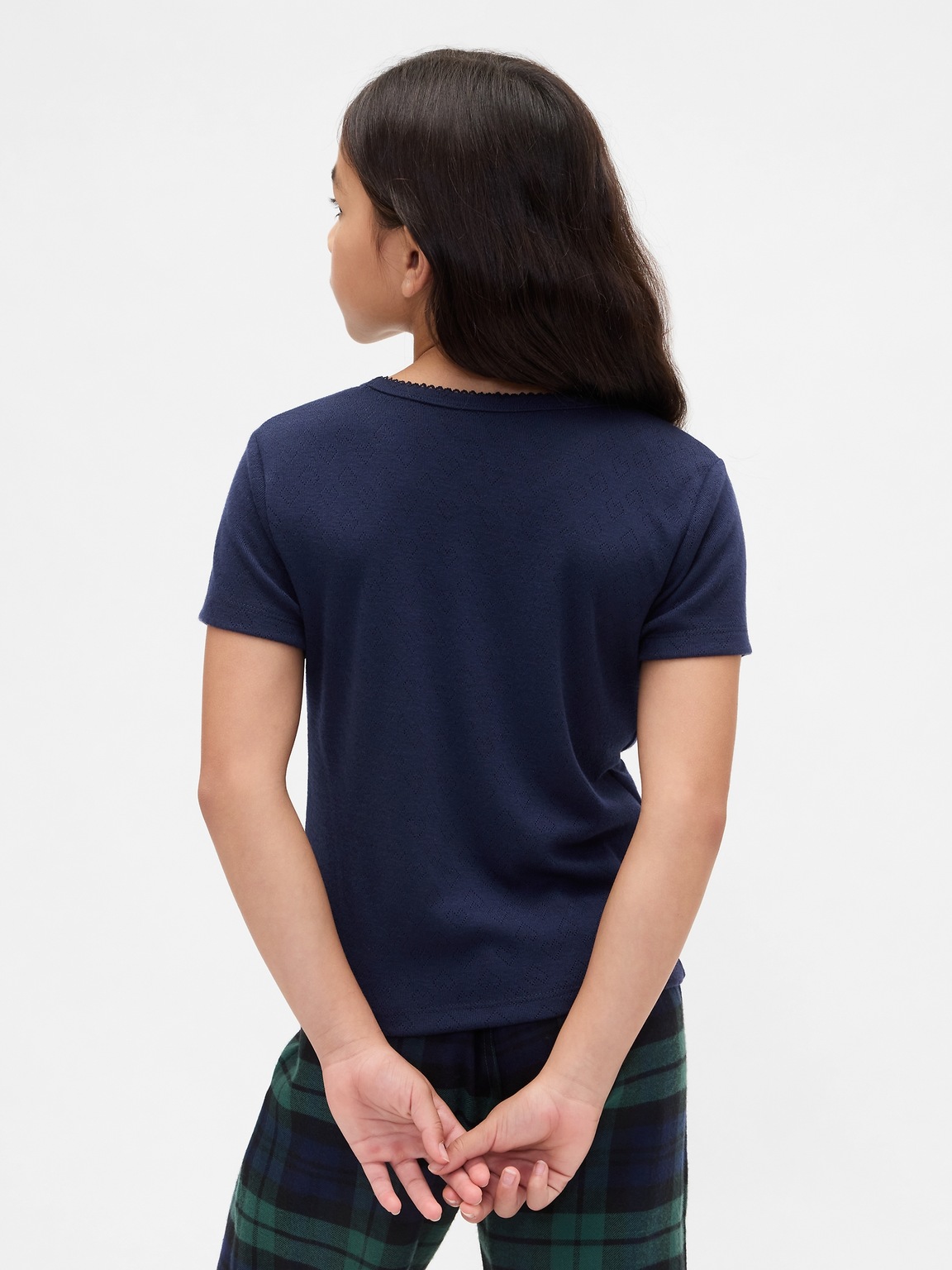 Kids Recycled Pointelle PJ T-Shirt