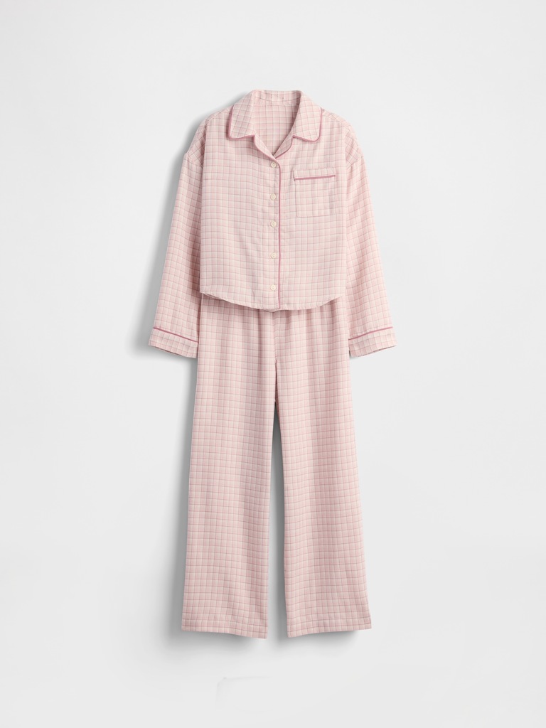 Kids Recycled Flannel PJ Set