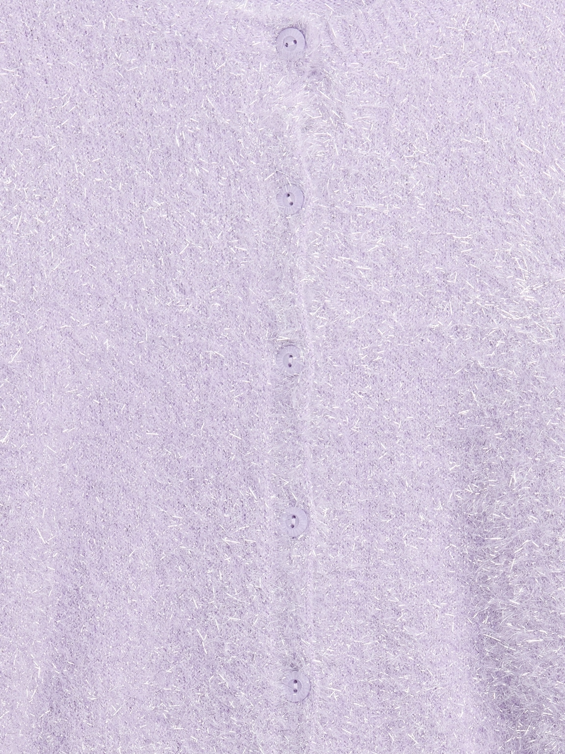 Kids Metallic Eyelash Cardigan Sweater